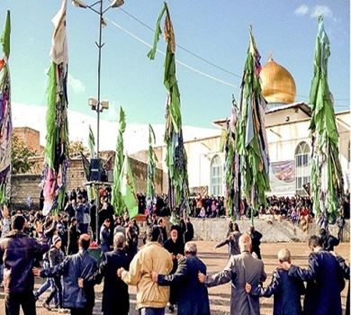 Обичайът по носене на знамена в село Сиесеран — почит към мъчениците, свободолюбивите герои на Кербала